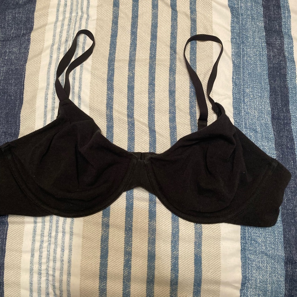 Skims cotton jersey t-shirt bra